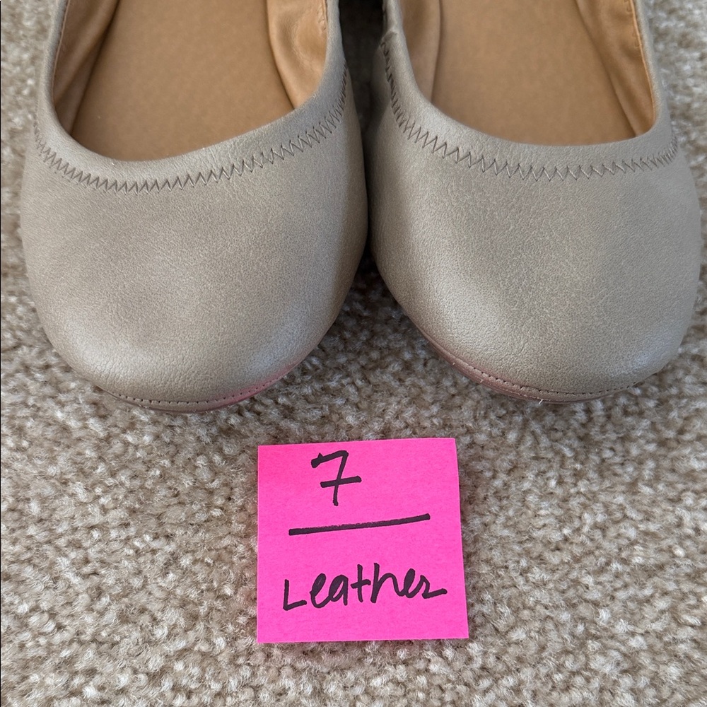 Lucky Brand Emmie Style Women's Suede and Leather Flats Size 6.5 & 7 - Picture 7 of 16